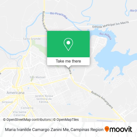 Maria Ivanilde Camargo Zanini Me map