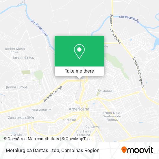 Metalúrgica Dantas Ltda map