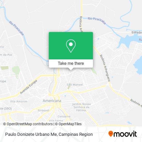Paulo Donizete Urbano Me map