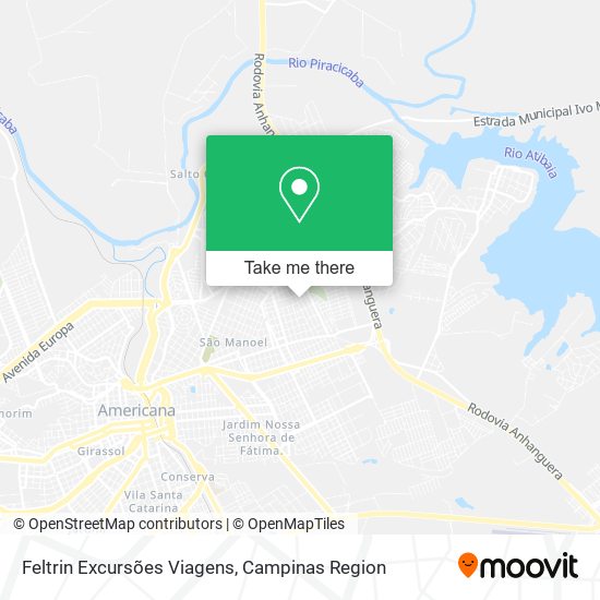 Feltrin Excursões Viagens map