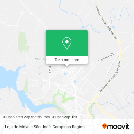 Loja de Moveis São José map