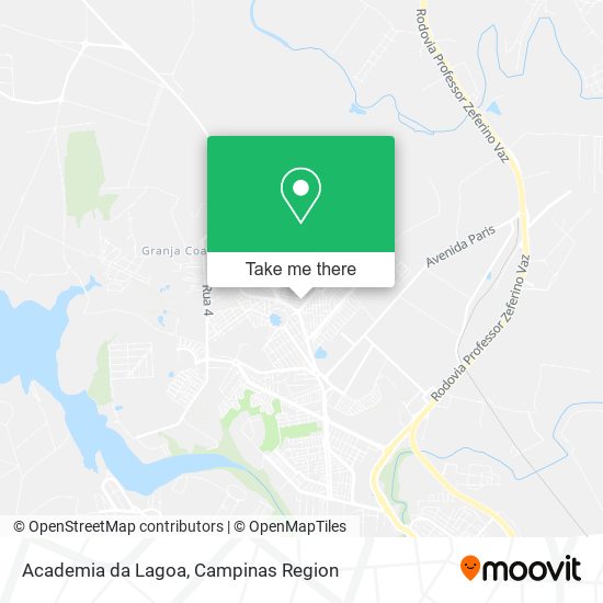 Academia da Lagoa map