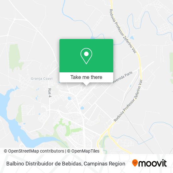 Balbino Distribuidor de Bebidas map