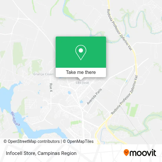Infocell Store map