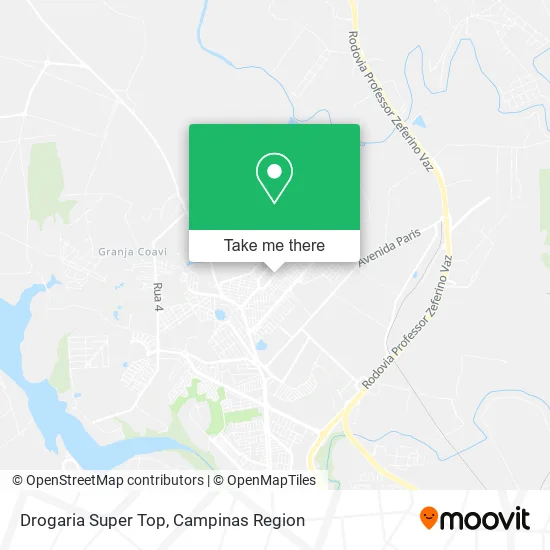 Drogaria Super Top map