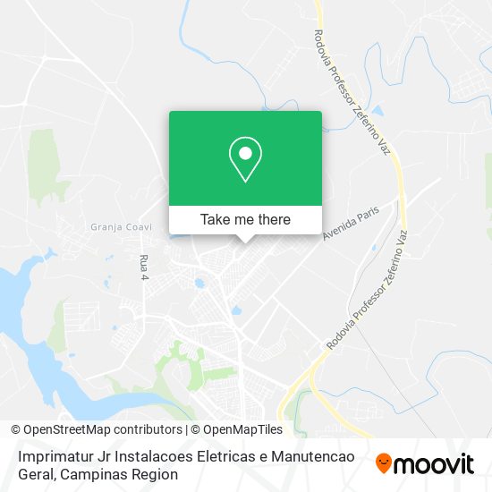 Imprimatur Jr Instalacoes Eletricas e Manutencao Geral map