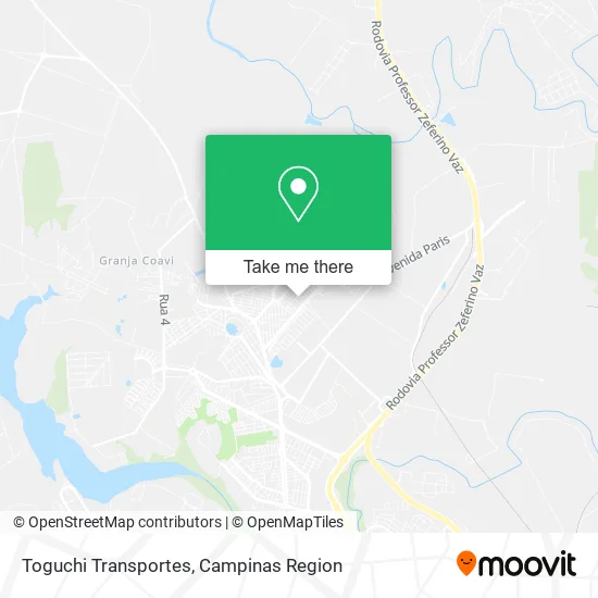 Toguchi Transportes map