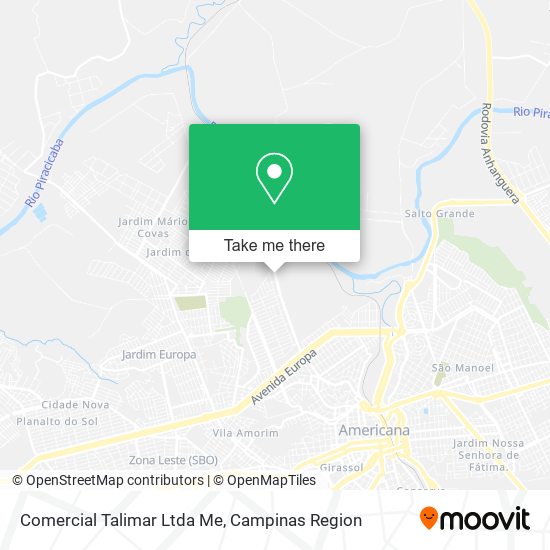 Mapa Comercial Talimar Ltda Me