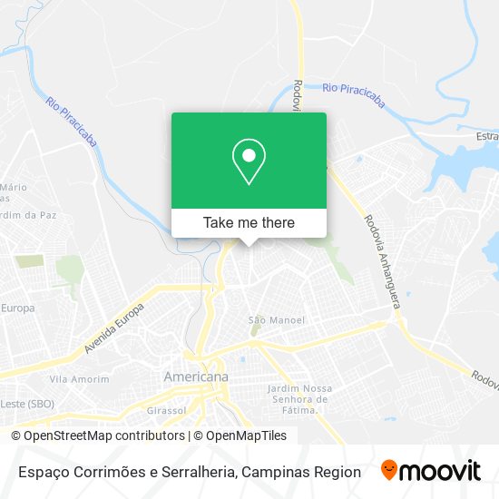 Espaço Corrimões e Serralheria map
