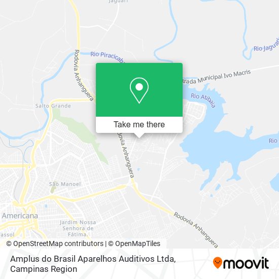 Mapa Amplus do Brasil Aparelhos Auditivos Ltda