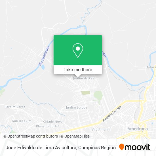 Mapa José Edivaldo de Lima Avicultura