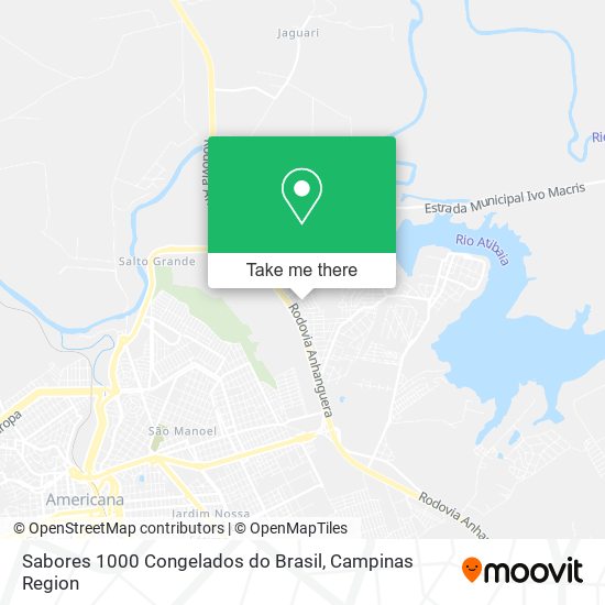 Sabores 1000 Congelados do Brasil map