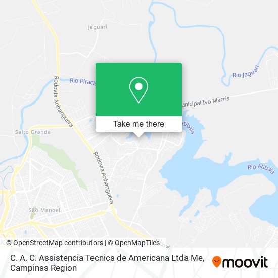 C. A. C. Assistencia Tecnica de Americana Ltda Me map