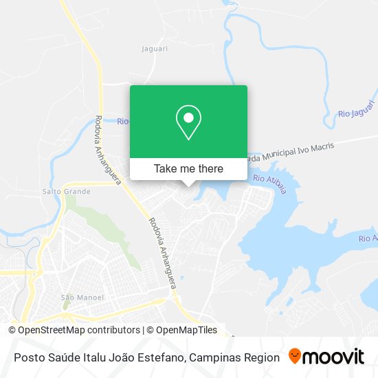 Posto Saúde Italu João Estefano map