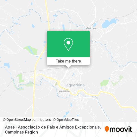 Mapa Apae - Associação de Pais e Amigos Excepcionais