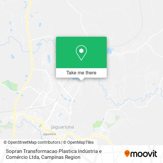 Mapa Sopran Transformacao Plastica Indústria e Comércio Ltda