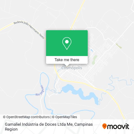 Gamaliel Indústria de Doces Ltda Me map