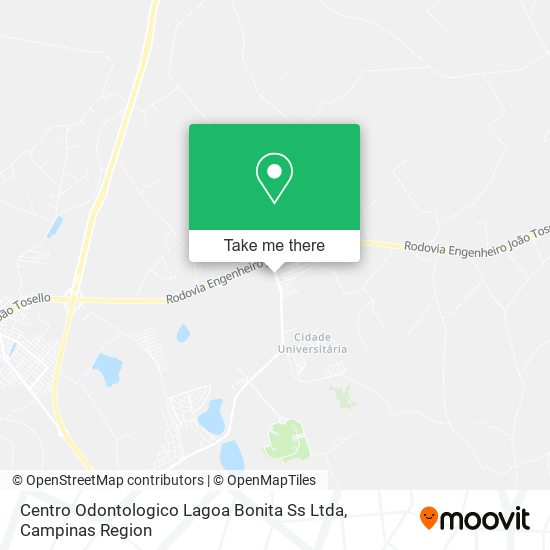 Centro Odontologico Lagoa Bonita Ss Ltda map