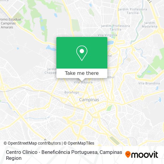 Centro Clínico - Beneficência  Portuguesa map