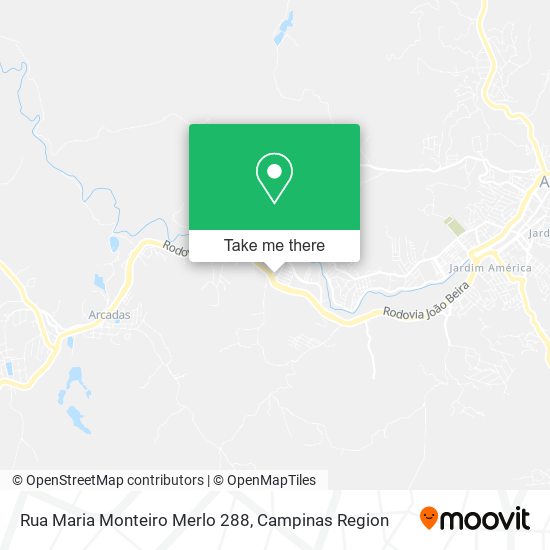 Rua Maria Monteiro Merlo 288 map