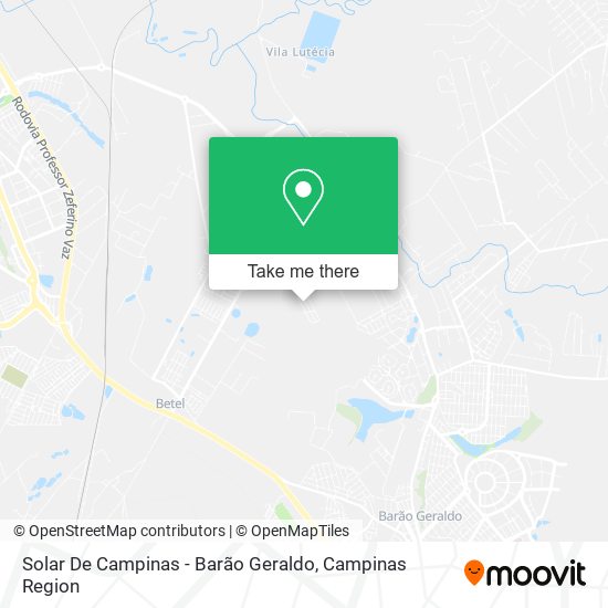 Solar De Campinas - Barão Geraldo map