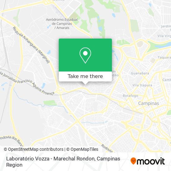 Laboratório Vozza - Marechal Rondon map