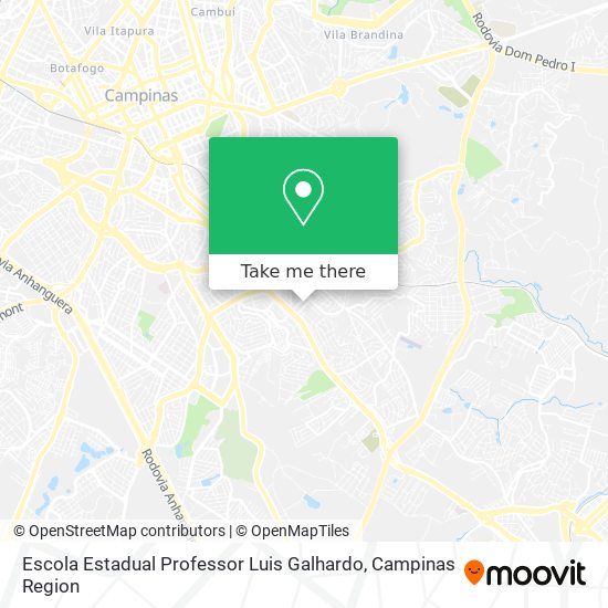 Escola Estadual Professor Luis Galhardo map