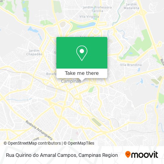 Rua Quirino do Amaral Campos map