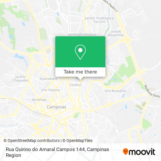 Rua Quirino do Amaral Campos 144 map
