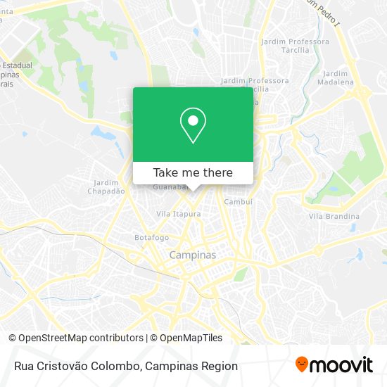 Rua Cristovão Colombo map