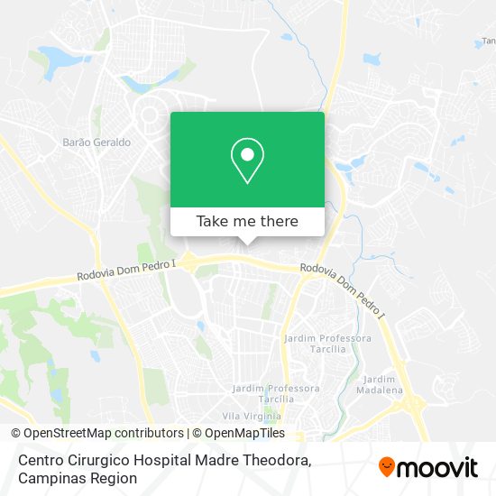 Centro Cirurgico Hospital Madre Theodora map