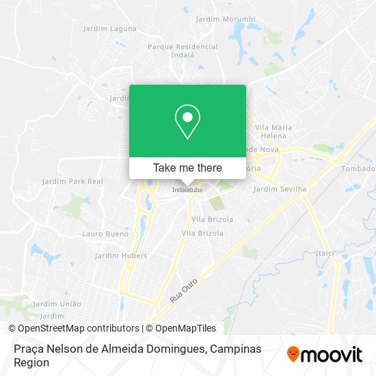 Mapa Praça Nelson de Almeida Domingues