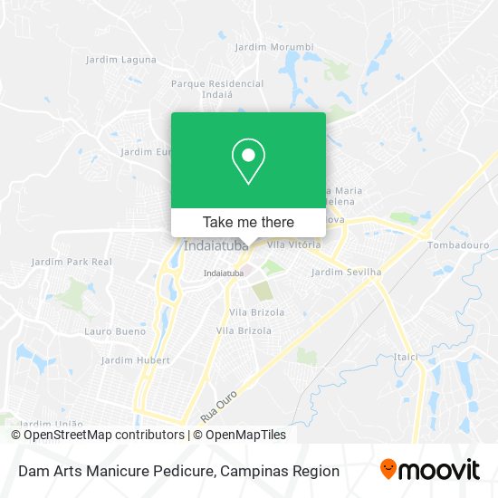 Dam Arts Manicure Pedicure map