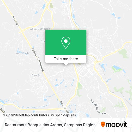 Restaurante Bosque das Araras map