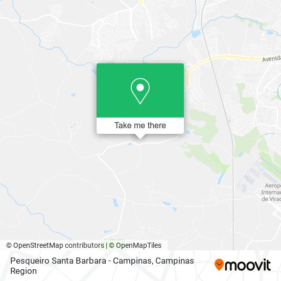 Pesqueiro Santa Barbara - Campinas map