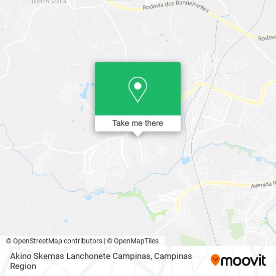 Akino Skemas Lanchonete Campinas map