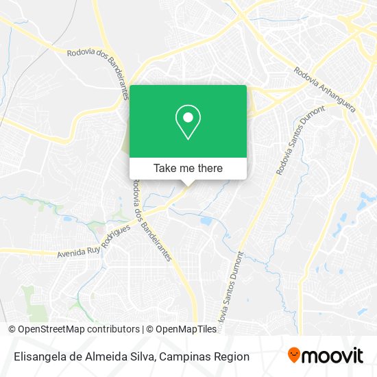 Elisangela de Almeida Silva map