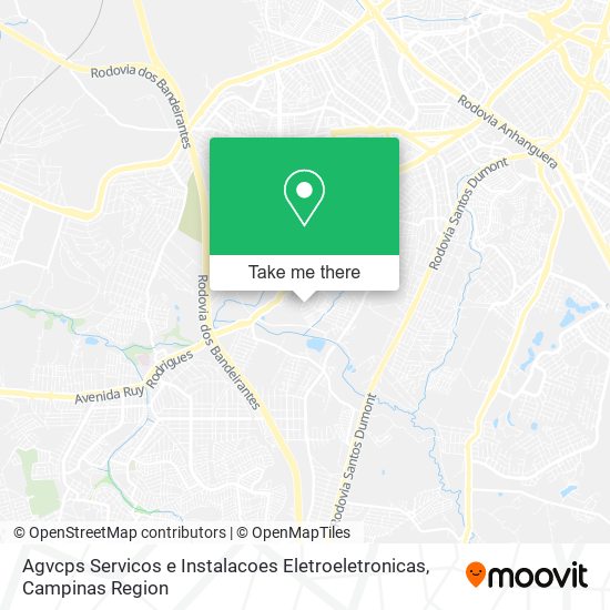Agvcps Servicos e Instalacoes Eletroeletronicas map