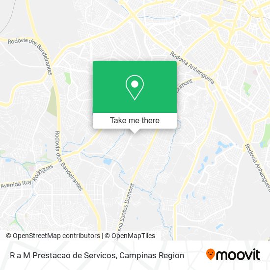 R a M Prestacao de Servicos map