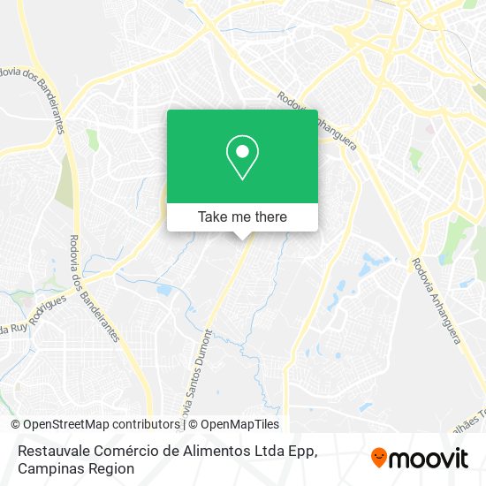 Restauvale Comércio de Alimentos Ltda Epp map