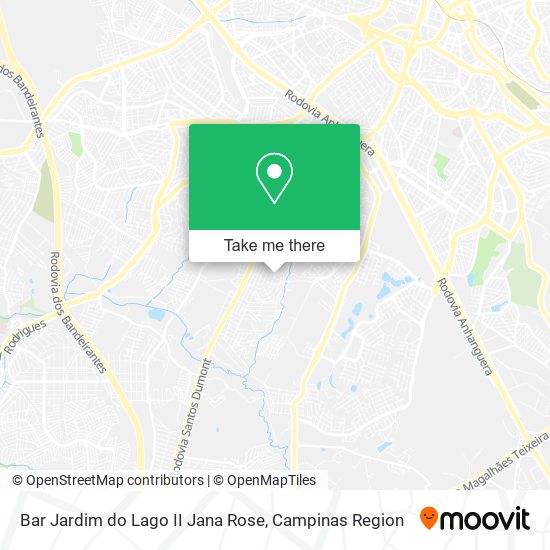 Bar Jardim do Lago II Jana Rose map