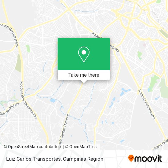 Luiz Carlos Transportes map