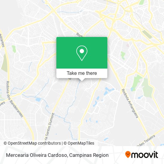 Mapa Mercearia Oliveira Cardoso