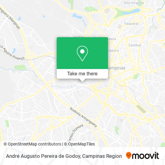 André Augusto Pereira de Godoy map