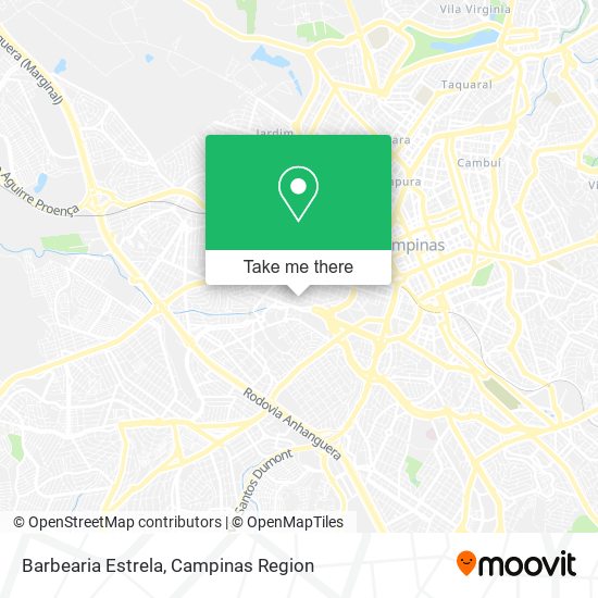 Mapa Barbearia Estrela