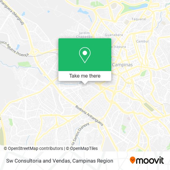 Sw Consultoria and Vendas map