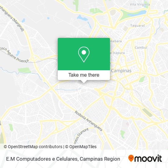 E.M Computadores e Celulares map