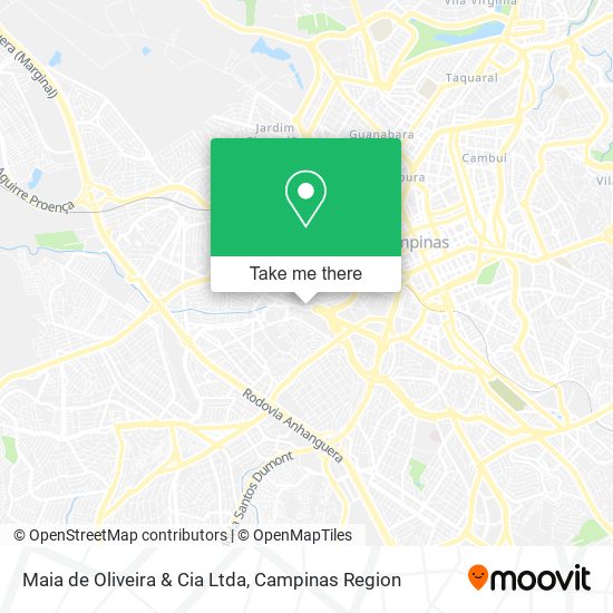 Mapa Maia de Oliveira & Cia Ltda