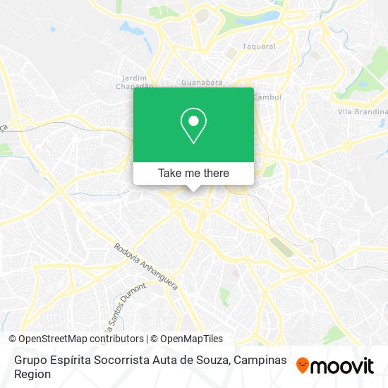 Mapa Grupo Espírita Socorrista Auta de Souza