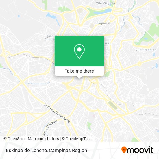 Eskinão do Lanche map